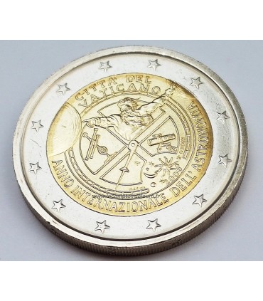 2 Euro VATICAN 2009 Année de l'Astronomie - 
	2€ VATICAN 2009

	 

	Description:

	Le Vatican à l’occasion de l'Année mondiale d
