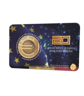 Coincard Francaise 2,50 Euro Belgique 2022 -20 ans des pièces et billets en euro