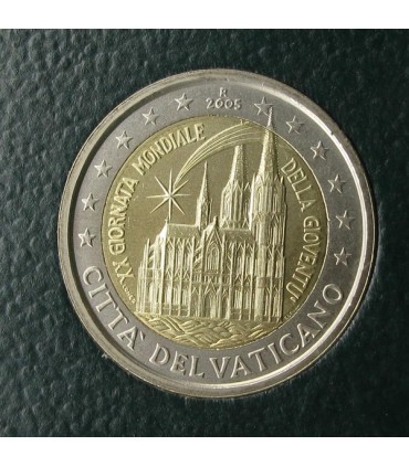 2 Euro vatican 2005 Journée Mondiale de la Jeunesse - 2 EUROS VATICAN 2005
 
descriptif:
Dans la partie interne de la pièce f