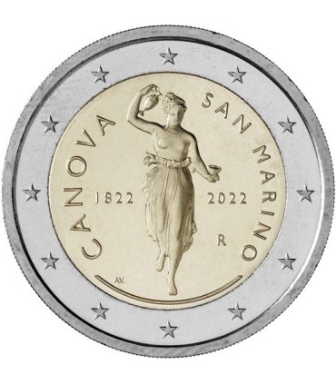 2 Euro Saint Marin 2022 - Antonio Canova