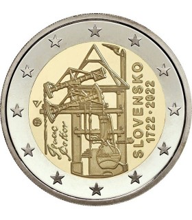 2 Euro Slovaquie  2022 - 300 ans de la machine à vapeur