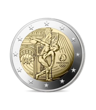 5x 2 Euro France 2022 BU - Le Génie - Paris 2024