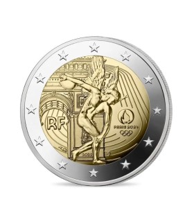 5x 2 Euro France 2022 BU - Le Génie - Paris 2024