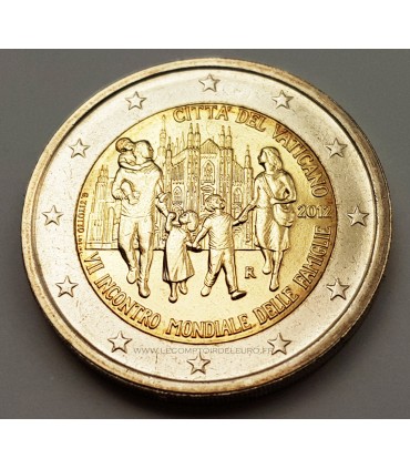 2 Euro vatican 2012 Rencontre des Familles - 
	 

	Thème: 2 € commémorative en coffret officiel du Vatican 2012 commémorant la V