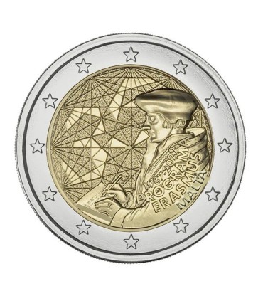 2 Euro Malte 2022 - Erasmus
