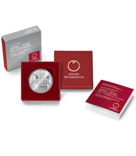 20 Euro Autriche 2022 - LA SÉRÉNITÉ DE L'ELÉPHANT