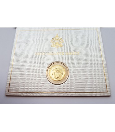 2 euro Vatican SEDE VACANTE 2013 -  
Description :
Pièce de 2 € commémorative en coffret officiel du Vatican 2013 commémorant 