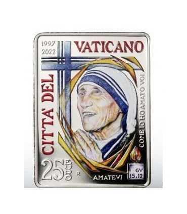 25 Euro Vatican 2022 - 25 ans de la mort de Mère Teresa