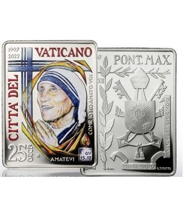 25 Euro Vatican 2022 - 25 ans de la mort de Mère Teresa
