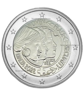 2 Euro Malte 2022 - Résolutions du Conseil de sécurité sur les femmes