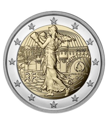 2 Euro France 2023  - Le Génie - Paris 2024