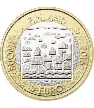 5 Euro Finlande 2016 KYOSTI KALLIO - Caractéristiques:
 Valeur Faciale: 5,00 euro 
 Diamètre : 27,5mm 
 Poids : 9,8g 
Compositio