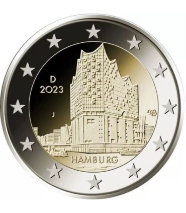 2 euro Allemagne 2023 - Philharmonie de l’Elbe