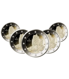 5 x 2 euro Allemagne 2023 - Philharmonie de l’Elbe