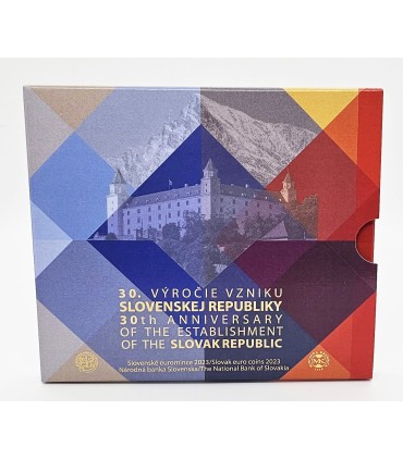 Coffret Brillant Universel BU Slovaquie 2023 - 30 ans de la république Slovaque