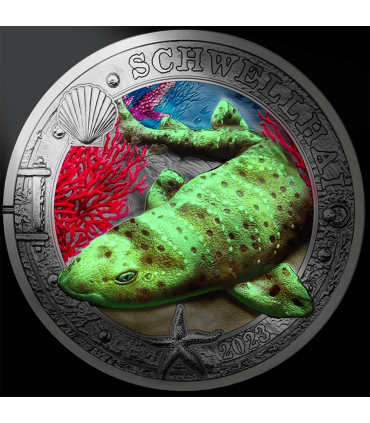 3 euro Autriche 2023 - Requin - Houle