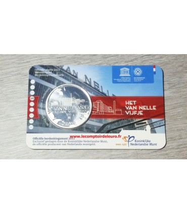 5 Euro Pays Bas 2015 - 
	 

	Description:

	 

	Conçue et réalisée au cours des années 1920, l’usine Van Nelle témoigne d’une ar