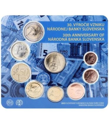 BU SLOVAQUIE 2023 - 30 ANS DE LA BANQUE NATIONALE -  Description: 
Thème 30 ans de la banque nationale de Slovaquie
Coffret br