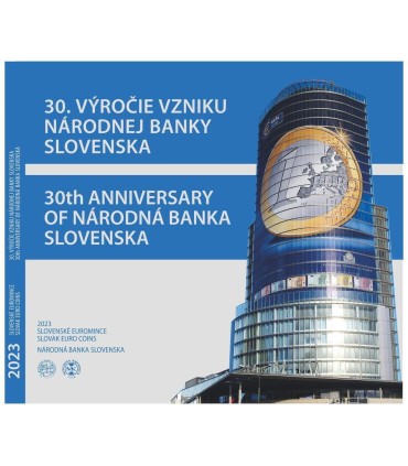 BU SLOVAQUIE 2023 - 30 ANS DE LA BANQUE NATIONALE -  Description: 
Thème 30 ans de la banque nationale de Slovaquie
Coffret br