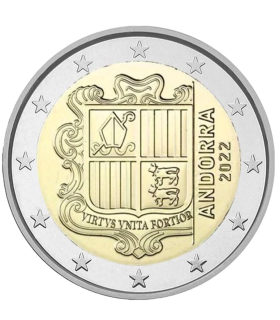 2 Euros Andorre courante 2022