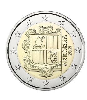 2 Euros Andorre courante 2021