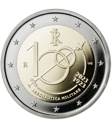 2 Euro Italie 2023 - 100 ans de l'Armée de l'Air Italienne