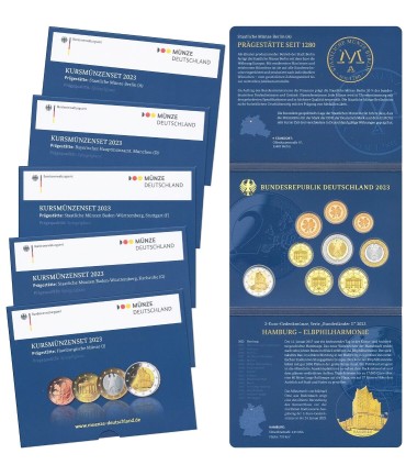 5 BE ALLEMAGNE 2023 A,D,F,G,J