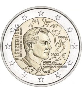 2 Euro Luxembourg 2023 - 25 ans du Grand Duc Henri au Comité International Olympique