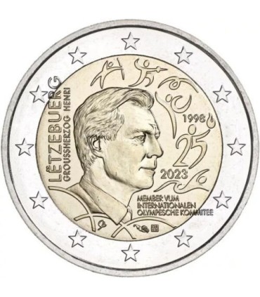 2 Euro Luxembourg 2023 - 25 ans du Grand Duc Henri au Comité International Olympique
