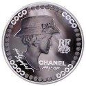 5 Euro COCO CHANEL -  
Thème: 125° anniversaire de la naissance de Coco Chanel (1883-1971)Description:
 
Sur la face, Coco Ch