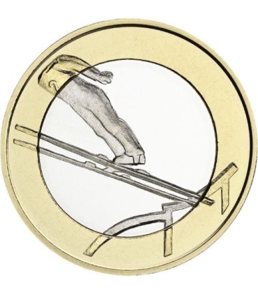 5 Euro Finlande 2016 Saut à ski -  

Caractéristiques:

 Valeur Faciale: 5,00 euro 

 Diamètre : 27,5mm 

- Poids : 9,8g 

 Comp