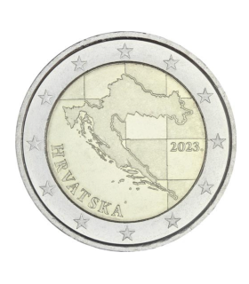 2 Euro Croatie 2023 Courante