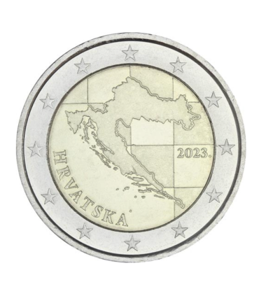 2 Euro Croatie 2023 Courante
