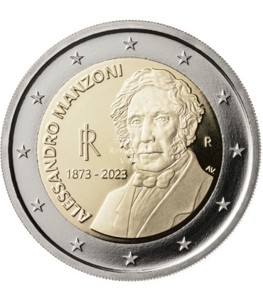 2 Euro Italie 2023 -150 ans Alessandro Manzoni