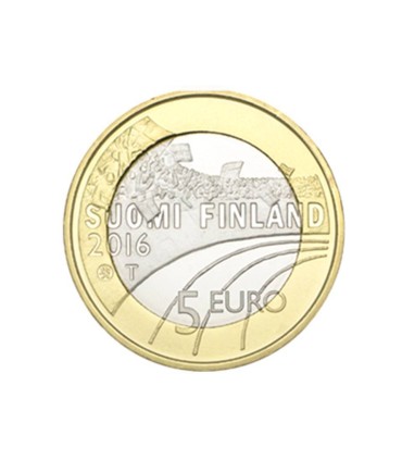 5 Euro Finlande 2016 Saut à ski -  

Caractéristiques:

 Valeur Faciale: 5,00 euro 

 Diamètre : 27,5mm 

- Poids : 9,8g 

 Comp