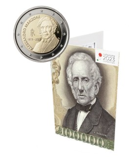 Coincard 2 Euro Italie 2023 -150 ans Alessandro Manzoni
