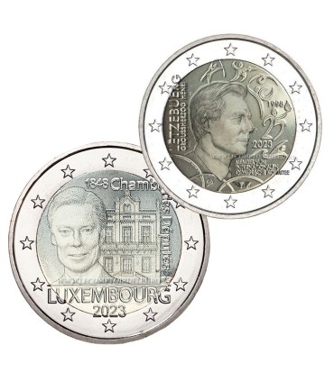 2 x 2 Euro Luxembourg 2023 - Version Hologramme