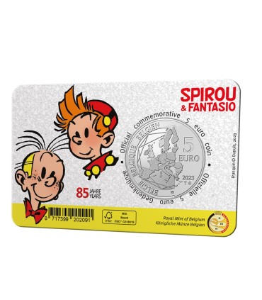5 euro Belgique 2023 – Spirou et Fantasio
