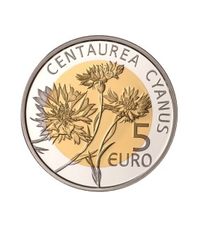 5 Euro Luxembourg 2016 bleuet - 5 Euro Commémorative Luxembourg 2016
Thème : Les Bleuets
 Tirage : 3000 exemplaires.
Qualité: Be