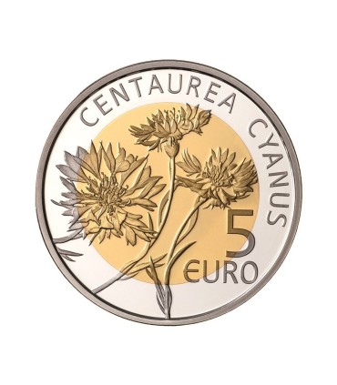 5 Euro Luxembourg 2016 bleuet - 5 Euro Commémorative Luxembourg 2016
Thème : Les Bleuets
 Tirage : 3000 exemplaires.
Qualité: Be