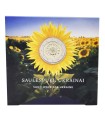 Coincard 2 Euro Lettonie 2023 - Un tournesol pour l’Ukraine