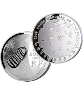 50 euros arg astronomie 2009 - L'année mondiale de l'astronomie - 50 € ARG 5oz BE 2009

Poids: 163,80 gr  5,77 oz

Diamètre: 50 