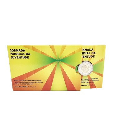 Coincard BE 2 Euro Portugal 2023 - Journées mondiales de la jeunesse