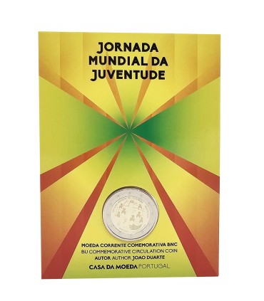 Coincard BU 2 Euro Portugal 2023 - Journées mondiales de la jeunesse