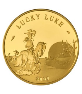 50 euros lucky luke 2009 - Lucky Luke 2009 - 50 € OR 1/4oz BE

Auteur: Atelier de Gravure
Poids: 8,45 gr / 0,30 oz
Diamètre:
