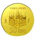 50 Euro 2012 Philippe Auguste - Description :
 
Face : un portrait de Philippe II Auguste avec sa couronne
ainsi que son nom 