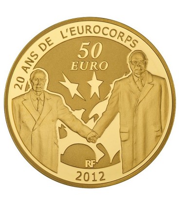 50 Euro Europa 2012 - Description :
 
Débutée en 1998, la série « Europa » met cette année l’amitié
franco-allemande à l’honneur