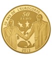 50 Euro Europa 2012 - Description :
 
Débutée en 1998, la série « Europa » met cette année l’amitié
franco-allemande à l’honneur