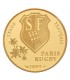 50 Euro OR stade francais BE 2009 - 
Auteur: Atelier de Gravure

Poids: 8,45 g  0.30 oz

Diamètre: 22 mm  0.87 inch

Tira