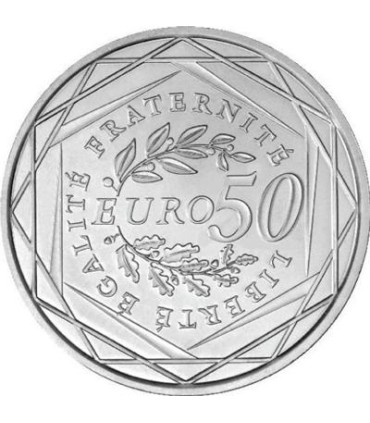 50 Euro FRANCE 2010 - Description rapide:


Sur la face de la 50 €, La Semeuse, coiffée de son bonnet phrygien, va de gauche à d